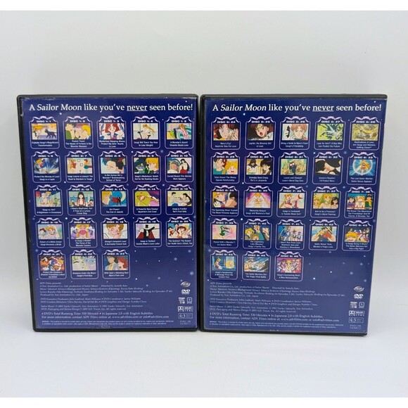Pretty Soldier Sailor Moon UnCut Season 1 DVD Set Episode 1-23 24-46 - Picture 2 of 3